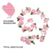 2 Stück Blumengirlande Künstlich,Kunstblumen Blumen Produktbild-Vorschau 2