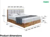 MEBLINI Boxspringbett mit Bettkasten - Gepolstert Produktbild-Vorschau 7