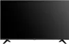 A black LG LED television with its stand is shown from the front. Produktbild-Vorschau