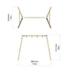 OutdoorToys Schaukel Papagei aus Holz in Grün Mintgrün Produktbild-Vorschau 5
