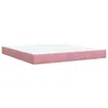 Boxspringbett mit Matratze Rosa 180x200 cm Samt Produktbild-Vorschau 11