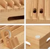 Relaxdays Oplaadstation, voor Apple Watch, bamboe, Productafbeelding-voorbeeld 13
