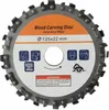 125 mm 16 Zähne Edelstahl-Schleifscheibe Produktbild-Vorschau 1