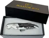 RADOLEO® Kellnermesser EBONY - Korkenzieher & Weinöffner | Profi Sommeliermesser & Flaschenöffner Produktbild-Vorschau