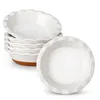 6 pcs. moule à tarte, mini moule à tarte en faïence pour Voir les images du produit 1