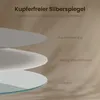EMKE nástenné zrkadlo 60 x 100 cm oválne zrkadlo Bezrámové Náhľad obrázku produktu 5