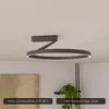 LUMIÈRE Design Deckenleuchte 'Noxi' 33cm LED warmweiß Up- & Produktbild-Vorschau 3
