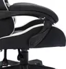 vidaXL Gaming-Stuhl mit RGB LED-Leuchten Weiß und Schwarz Produktbild-Vorschau 9