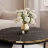 Runder Couchtisch SOLEIL MARMUR 2in1 Schwarz / Schwarz Produktbild-Vorschau 3