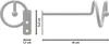 Interdeco Drapierhaken / Gardinen-Dekohaken Weiß, Pack. 1 Produktbild-Vorschau 4