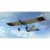 A remote-controlled airplane flying in a cloudy sky. Produktbild-Vorschau