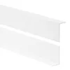 Two white L-shaped profiles are shown diagonally against a white background. Anteprima dell’immagine prodotto