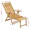 Liegestuhl Sonnenliege Gartenliege Bambus Relaxliege Produktbild-Vorschau 7