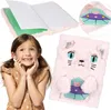 Plüsch-Tagebuch/Notizbuch rosa Katze, liniert A5 Produktbild-Vorschau 1