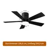INONEFT, stropný ventilátor s priemerom 106 cm, s Náhľad obrázku produktu 2