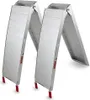 Bituxx Aluminium Auffahrrampen 2er Set Geschlossen Klappbar Produktbild-Vorschau 4
