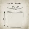 Schlauchschal - Loopschal - 66 cm Rottöne gestreift Produktbild-Vorschau 4