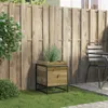 vidaXL Pflanzkübel 40x40x50 cm Kiefernholz Imprägniert Produktbild-Vorschau 3