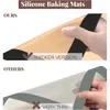 Backmatte aus Silikon (3er Set) Wiederverwendbare Backfolie Produktbild-Vorschau 5