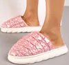 Damen Hausschuhe Gefüttert Slippers Isoliert Slin On Produktbild-Vorschau 5