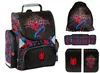 Schulranzen Set 3-teilig Tornister Jungen Spiderman Schwarz Produktbild-Vorschau 1