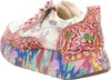 Laura Vita Damen Sneaker floral Leder mit Reißverschluss Produktbild-Vorschau 10