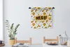 MuchoWow® Wandteppich Wandbehang Gelb - Schwarz - Sommer Produktbild-Vorschau 2