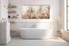 Leinwandbilder, Boho Blumenbild, Großes Triptychon Produktbild-Vorschau 3