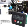 A collage showing a generator controller module and a generator engine. Náhled obrázku produktu