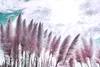 A close-up shot of pink pampas grass plumes against a cloudy sky. Produktbild-Vorschau