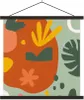 MuchoWow® Textilposter Pflanzen - Farben - Muster 90x90 cm Produktbild-Vorschau 1
