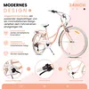 SUN BABY Flower Bike Kinderfahrrad 24 Zoll Mädchen, Fahrrad Produktbild-Vorschau 2