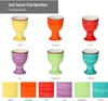 Uni bunt 6er Set Eierbecher blaue Eierhalter Eierständer Produktbild-Vorschau 3