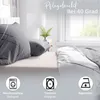 Bettwäsche Baumwolle 155x220 cm Set Grau Streifen Produktbild-Vorschau 7