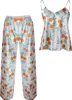 Langer Damenpyjama aus Satin – bequemer Pyjama mit Produktbild-Vorschau 3