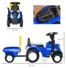 HOMCOM Voiture à pédales Tracteur pour enfants avec Voir les images du produit 3