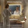 Auralum LED Badspiegel 90x70 cm rahmenlos, beleuchteter Produktbild-Vorschau 4