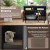 COSTWAY Katzenschrank Katzentoilette mit Kratzunterlage & Produktbild-Vorschau 5