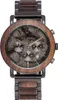 Holzkern Herrenuhr Quarz Chronograph Askja Walnuss/Marmor 1 Produktbild-Vorschau