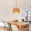 Hängeleuchte, Käfig-Design, Holzoptik braun,  H 120cm Produktbild-Vorschau 9