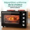 Emerio mini-four – 2 plaques de cuisson – 90–230°C – Voir les images du produit 3