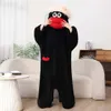 Silly Onesie Schwarzer Plüsch Monster Onesie Pyjama – Produktbild-Vorschau 5
