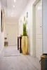 VIVANNO Bodenvase Fiberglas MAGNUM Rund, Blattgold Produktbild-Vorschau 5