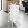 Badregal Rollwagen Rollcontainer GINA, mit 4 transparenten Produktbild-Vorschau 3