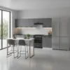 ULWEHOME | Küchenzeile 280 cm Anthrazit, Küchenmöbel-Set Produktbild-Vorschau 5