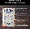 LANOLU Retro Blechschild GARTENREGELN Schild, Blechschilder Produktbild-Vorschau 4