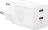 Baseus GAN5 Pro Chargeur Rapide Double USB-C 40W Blanc Voir les images du produit 2