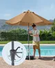 SONGMICS Sonnenschirm Ø300 cm UPF 50+ beidseitig um 30° Produktbild-Vorschau 2