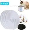 4 filtres à charbon actif pour fontaine à eau pour chats de Voir les images du produit 1