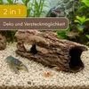 Aquarium Deko Röhre Baumstamm Terrarium Deko Höhle Aquarium Produktbild-Vorschau 2